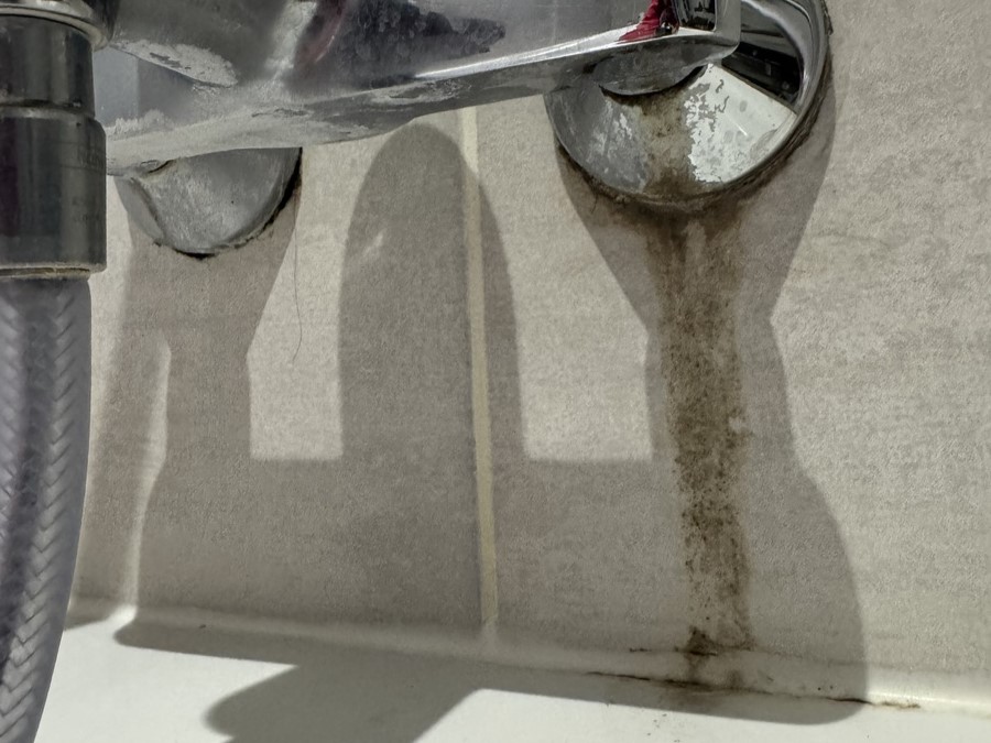 mitigeur de douche défectueux